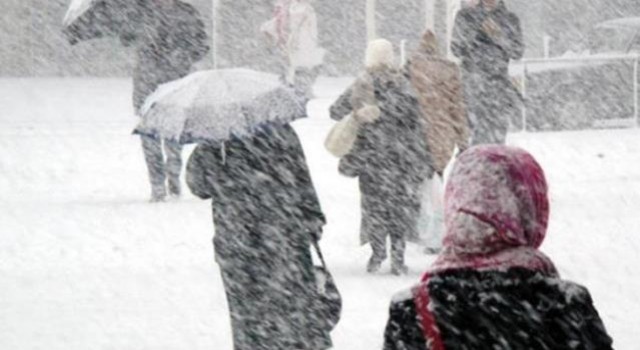 Erzurum, Kars ve Ardahan için yoğun kar yağışı uyarısı