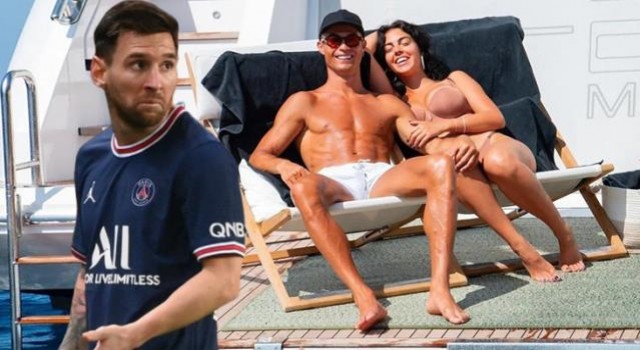 Ronaldo'nun sevgilisinden Messi'ye kalpli sosyal medya mesajı: Aman duymasın