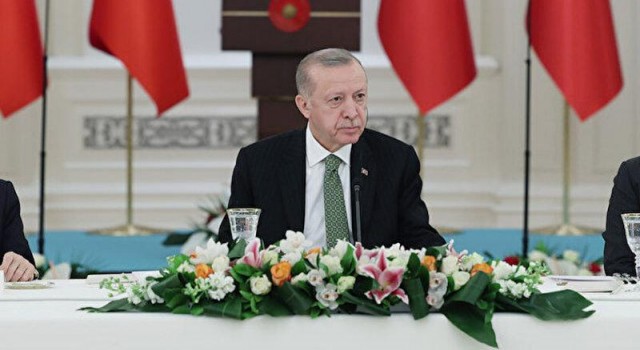 Cumhurbaşkanı Erdoğan, AB üyesi ülkelerin Ankara büyükelçileriyle yapılan toplantıda konuştu