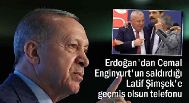 Cumhurbaşkanı Erdoğan Cemal Enginyurt'un saldırdığı Latif Şimşek'i yalnız bırakmadı: Sürecin takipçisi olacağız