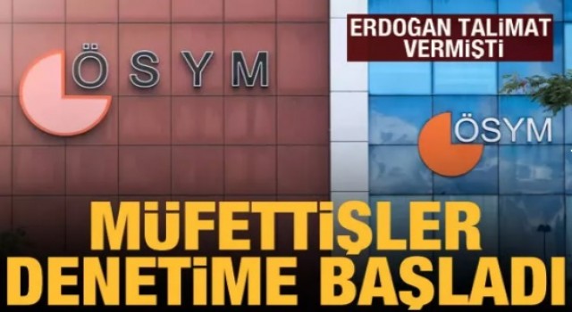 Devlet Denetleme Kurumu müfettişleri ÖSYM'de denetime başladı