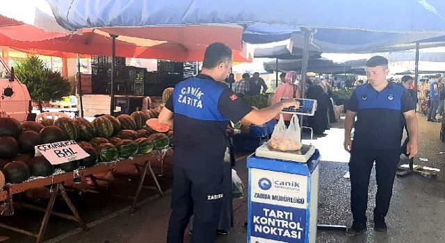 Canik’te Semt Pazarları Kontrol Altında