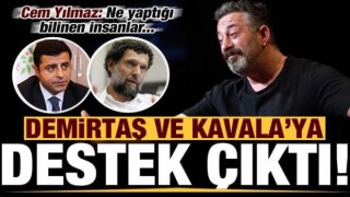 Cem Yılmaz, Selahattin Demirtaş ve Osman Kavala'ya destek çıktı!