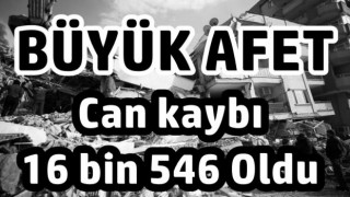 Büyük Afet; Can kaybı 16 bin 546