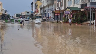 Osmaniye'de fırtına ve sağanak etkili oldu