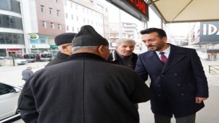 Pursaklar Belediye Başkan Adayı Dr. Bayram Baş, Merkez Camisi ve Esnaf Ziyaretlerinde Bulundu