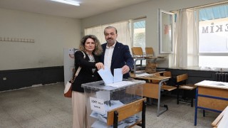 AK Parti İl Başkanı Şahin Talus oyunu kullandı