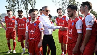 Başkan Topaloğlu’ndan futbolculara ziyaret