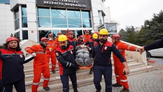 Beylikdüzü Belediyesi’nden Deprem Tatbikatı