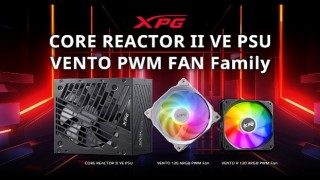 XPG, Bütçe Dostu CORE REACTOR II VE Güç Kaynağı ve PWM VENTO ARGB Fan Ailesini Kullanıcılarının Beğenisine Sundu